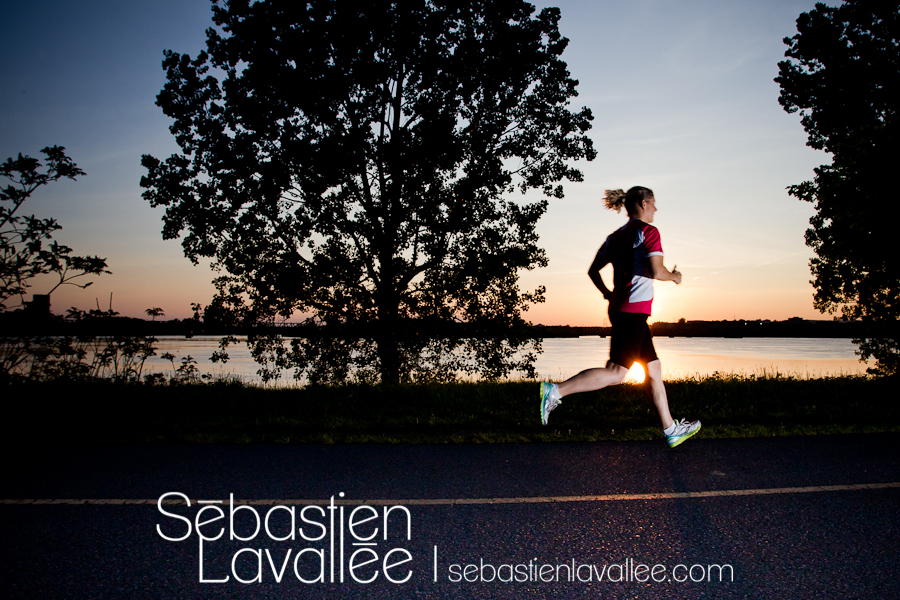 Karine va courir le demi-marathon avec l'équipe d'Entraide familiale de l'Outaouais. (© Sébastien Lavallée)