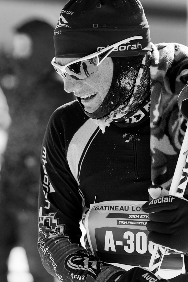 Le gagnant du 51km Patin: Ian Murray. Gatineau Loppet 2013, Gatineau (© Sébastien Lavallée)