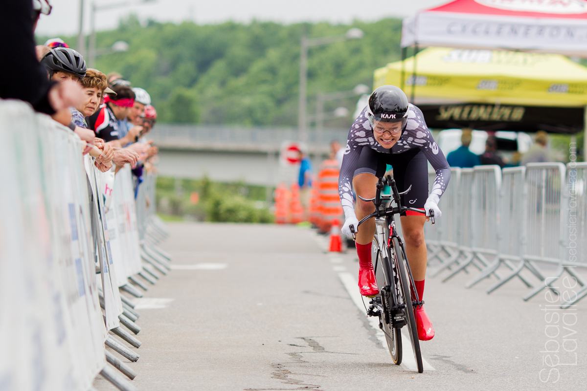 GATINEAU (5 juin 2015) - Grand prix cycliste de Gatineau, l'Américaine Tayler Wiles terminera au troisième rang au contre la montre (Chrono UCI) avec un temps de 0:15:44, 0:08 derrière la deuxième cycliste.
